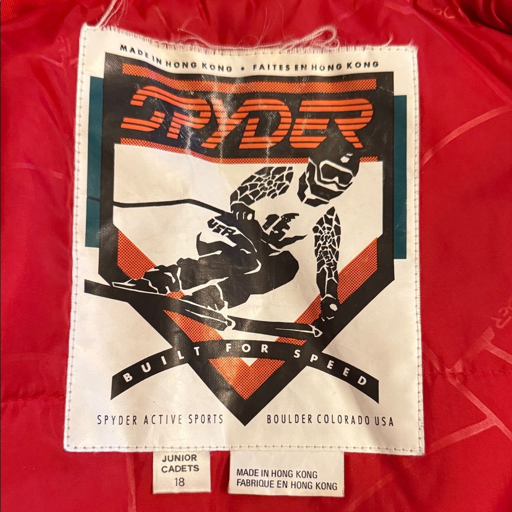 Men's Red Spyder vest - Picture 2 of 9